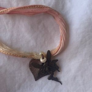 Fairy Leaf Silk Dyed Wrap Bracelet